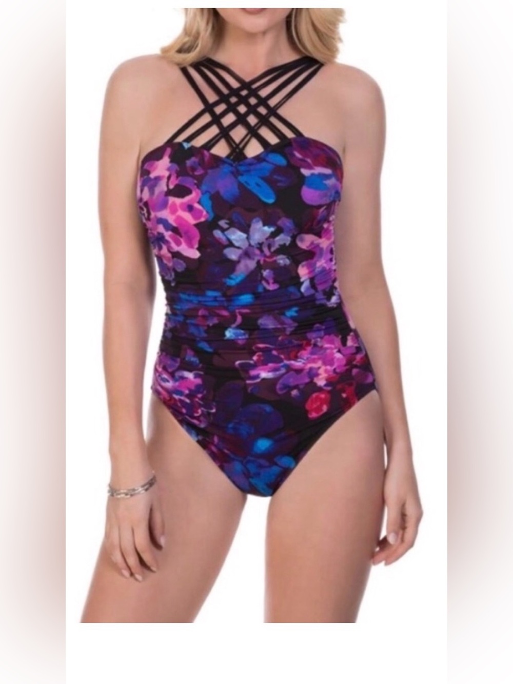 Magicsuit Giselle One Piece High Neck Swimsuit Size 8